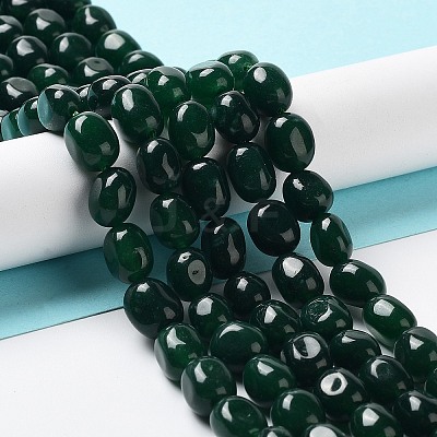 Natural White Jade Beads Strands G-E614-B01-13-1