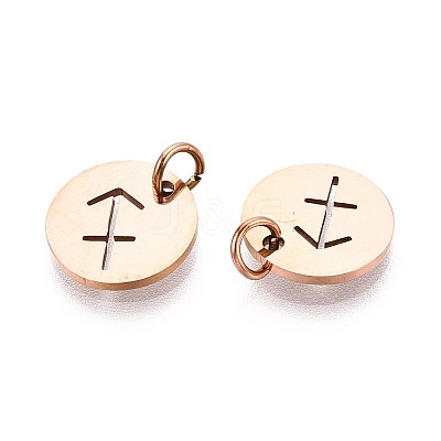 304 Stainless Steel Charms STAS-Q201-T445-9R-1