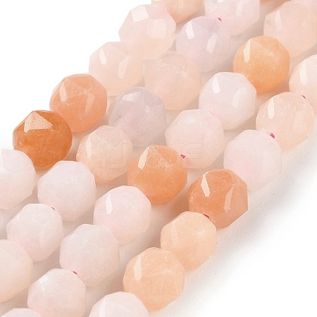 Natural Pink Aventurine Beads Strands G-NH0021-A14-01-1