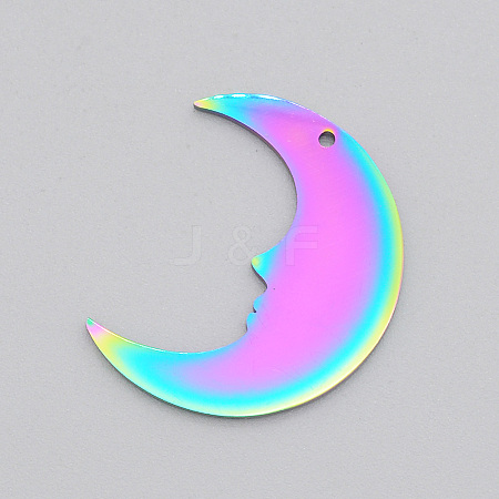 Ion Plating(IP) 201 Stainless Steel Pendants LS-STAS-S105-LA512-1