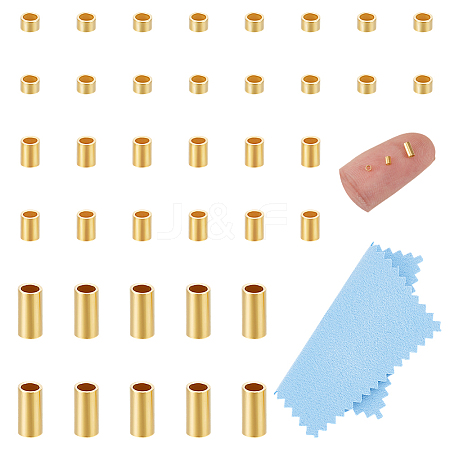 60Pcs 3 Styles 925 Sterling Silver Spacer Tube Beads STER-UN0001-26G-1
