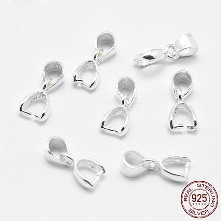 925 Sterling Silver Pendant Bails STER-E050-03S-1