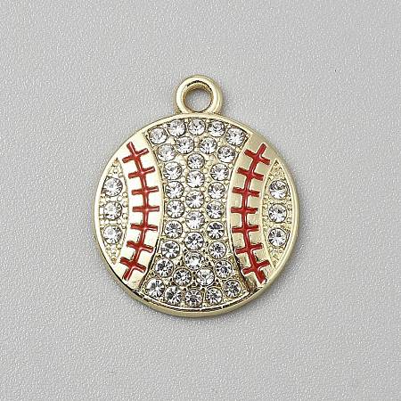 Alloy Rhinestone Pendants FIND-CJC0016-50A-1