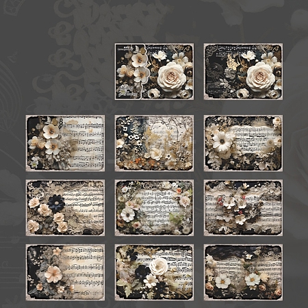 Fllower Pattern Scrapbook Paper Pad Sets PW-WG6359E-06-1