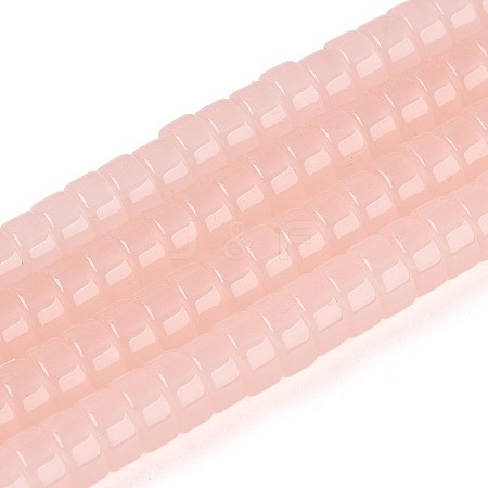Imitation Jade Glass Beads Strands GLAA-N026-3x6mm-J02-1