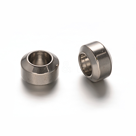 Rondelle 201 Stainless Steel Beads STAS-D111-59-1