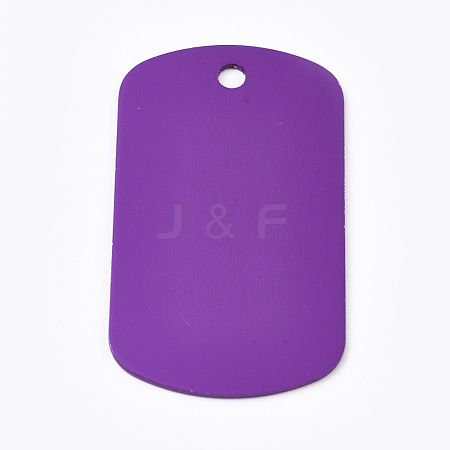 Aluminum Pendants ALUM-WH0009-02H-1