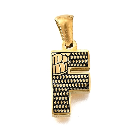 Golden 304 Stainless Steel Pendants STAS-K300-01G-F-1