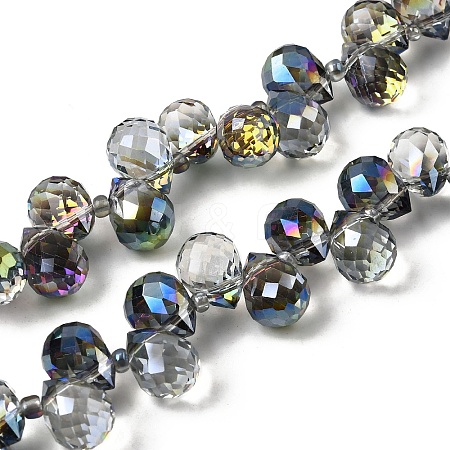 Electroplated Glass Beads EGLA-K062-01B-HP02-1