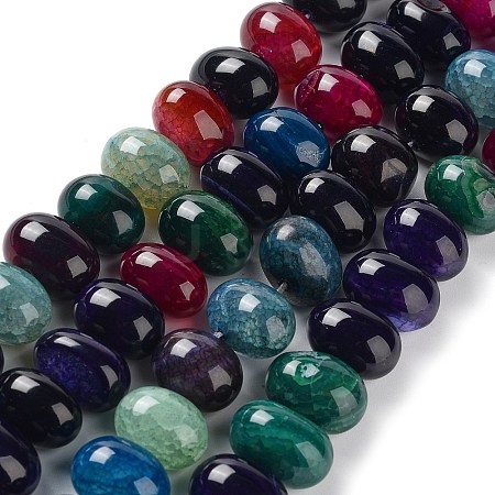 Natural Agate Beads Strands G-G021-03A-14-1