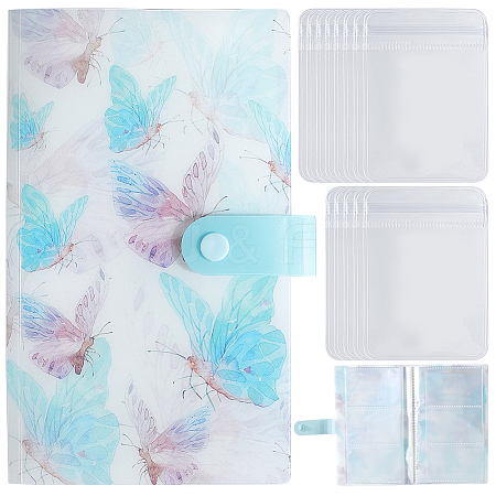 1Pc Transparent PP Plastic Photocard Storage Albums AJEW-CN0003-03A-1