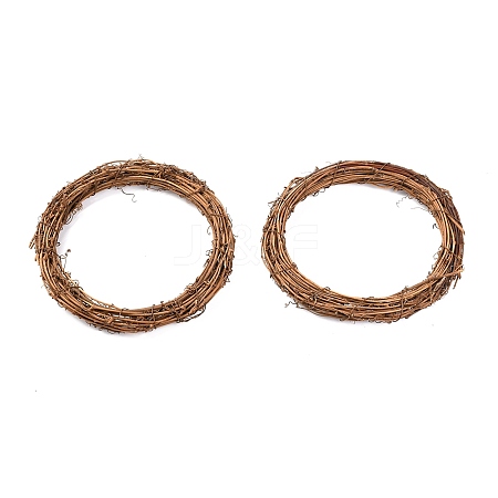 Circle Shape Rattan Vine Branch Wreath Hoop LS-DIY-B022-01E-1