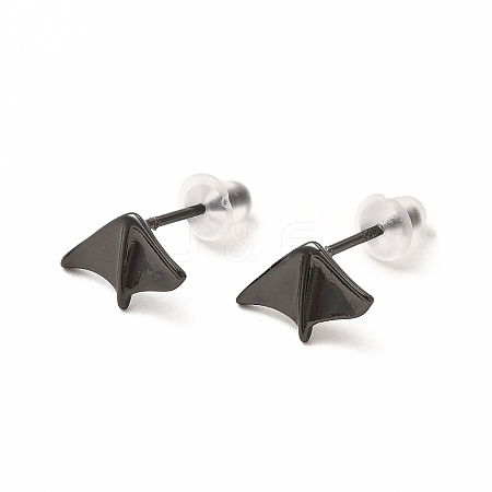 Brass Asymmetrical Earrings for Women EJEW-L262-01EB-1