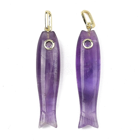 Natural Amethyst Carved Pendants GG-CBA8D06-01G-10-1