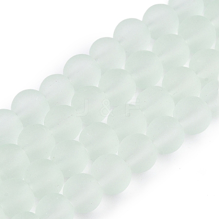 Baking Paint Transparent Glass Bead Strands X-GLAA-S031-6mm-29-1