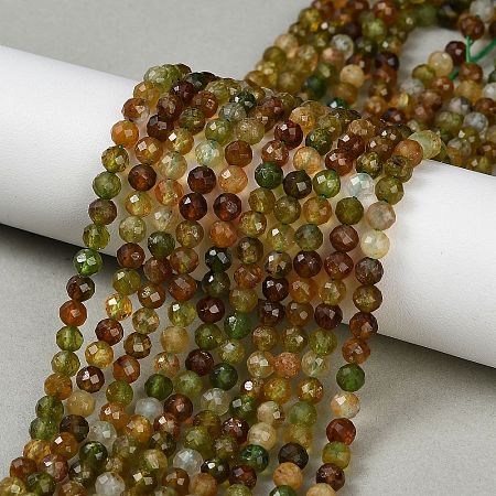 Natural Green Tourmaline Beads Strands G-Z106-A06-4mm-1