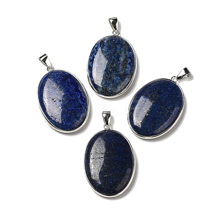 Natural Lapis Lazuli Pendants G-M415-01P-10-1