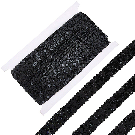 Plastic & Polyester Paillette Beads OCOR-WH20016-04G-1