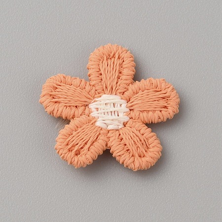 Two Tone Polyester Knitted Ornament Accessories DIY-WH0308-417F-1