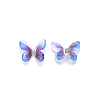 3D Butterfly Resin Filling Charms MRMJ-Q082-04H-2