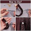 Twisted Hair Coil Dreadlock Beads FIND-NB0001-58-4