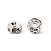 Brass Rhinestone Spacer Beads X-RB-A014-Z6mm-01S-3