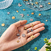36Pcs 12 Style 304 Stainless Steel Charms STAS-TA0002-86-6