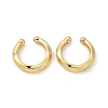 Rack Plating Brass Chunky Cuff Earrings for Women EJEW-G288-14G-3