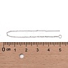 925 Sterling Silver Ear Stud Findings X-STER-I014-04S-2