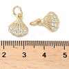Brass Micro Pave Cubic Zirconia Pendants KK-D386-13G-3