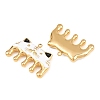 304 Stainless Steel Enamel Pendants SA-CBA033B-04G-03-2
