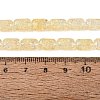 Transparent Crackle Glass Beads Strands GLAA-NH0001-04-A05-2