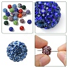 30Pcs Pave Disco Ball Beads RB-YW0001-14H-6