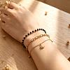 Iron and Zinc Alloy Chain Sun Charm Multi-Strand Bracelet Sets NI2300-5-1