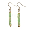 Natural & Synthetic Mixed Gemstone Beaded Dangle Earrings EJEW-JE05481-4