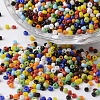 12/0 Opaque Colours Round Glass Seed Beads SEED-K003-2mm-M04-1