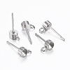 Non-Tarnish 304 Stainless Steel Stud Earring Settings STAS-K154-66P-1