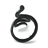 Snake Alloy Wrap Open Cuff Rings RJEW-K275-64EB-3