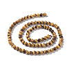 Natural Tiger Eye Round Bead Strands G-L411-07-4mm-3