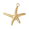 304 Stainless Steel Pendants STAS-G353-03G-04-1