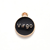 Alloy Enamel Pendants ENAM-S124-01B-08B-3