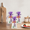 25Pcs Printed Cotton Organza Dried Flower Storage Drawstring Bags with Ribbon ABAG-SP0001-56A-6