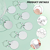 24Pcs Mirror Surface Acrylic Wine Glass Charms AJEW-BC00009-4