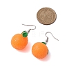 Resin Dangle Earrings EJEW-JE06045-3