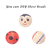 Unfinished Wood Beads WOOD-S651-30mm-LF-5