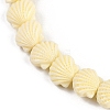 Synthetic Coral Dyed Carved Beads Strands X-CORA-K009-05A-01-3