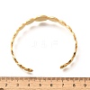 304 Stainless Steel Sun Cuff Bangles BJEW-F457-25G-5