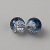 Two Tone Transparent Crackle Glass Beads LS-GLAA-WH0038-15G-2