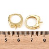 Brass Hoop Earring Findings KK-H292-08G-2