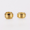 Brass Crimp Beads X-E002-G-NR-2